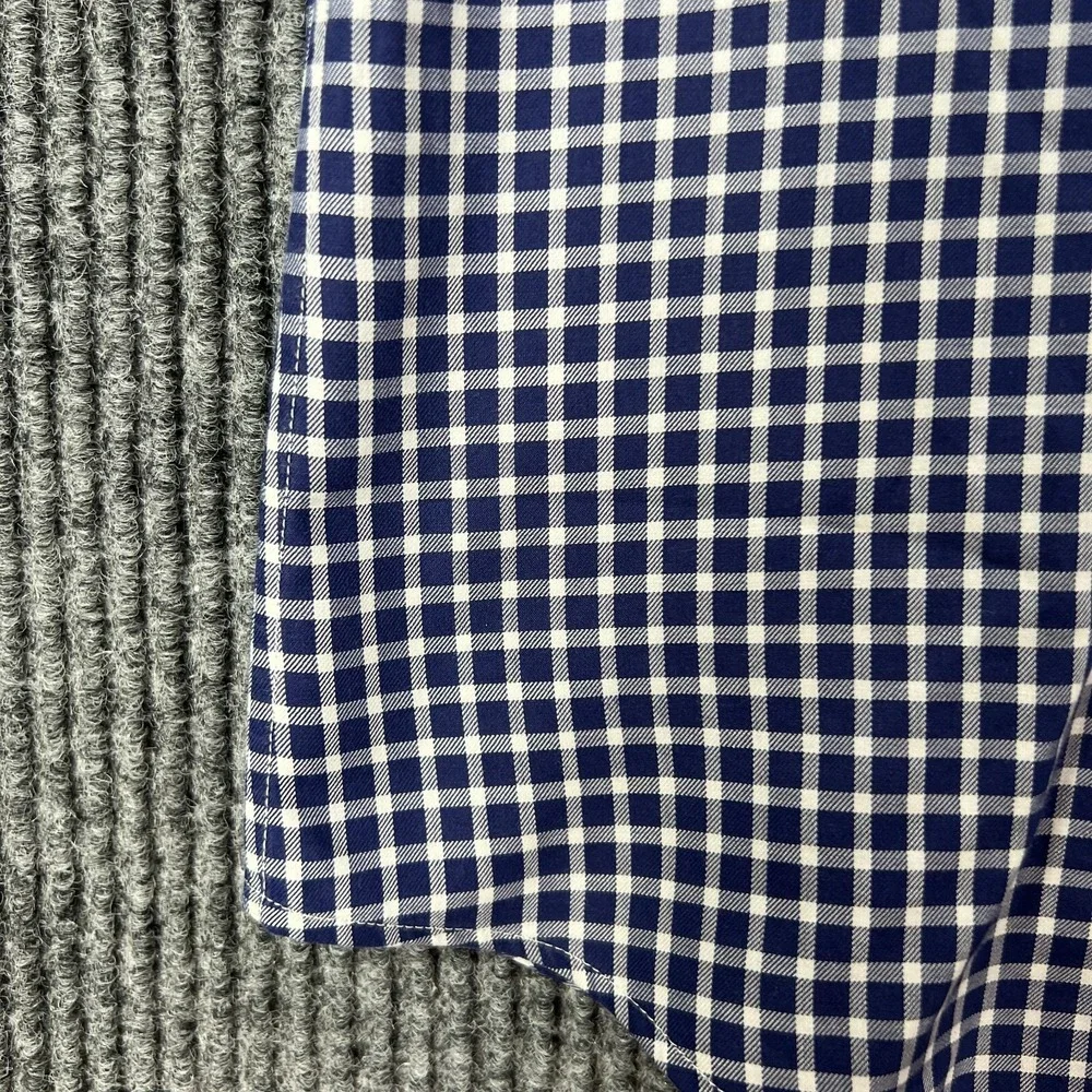 Polo Ralph Lauren Shirt Mens XL Blue Check Long Sleeve Button Up Curham Sport